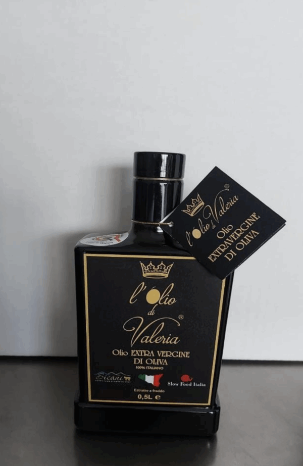 L'Olio di Valeria - Bottiglia (King piatta) da 0,50 L