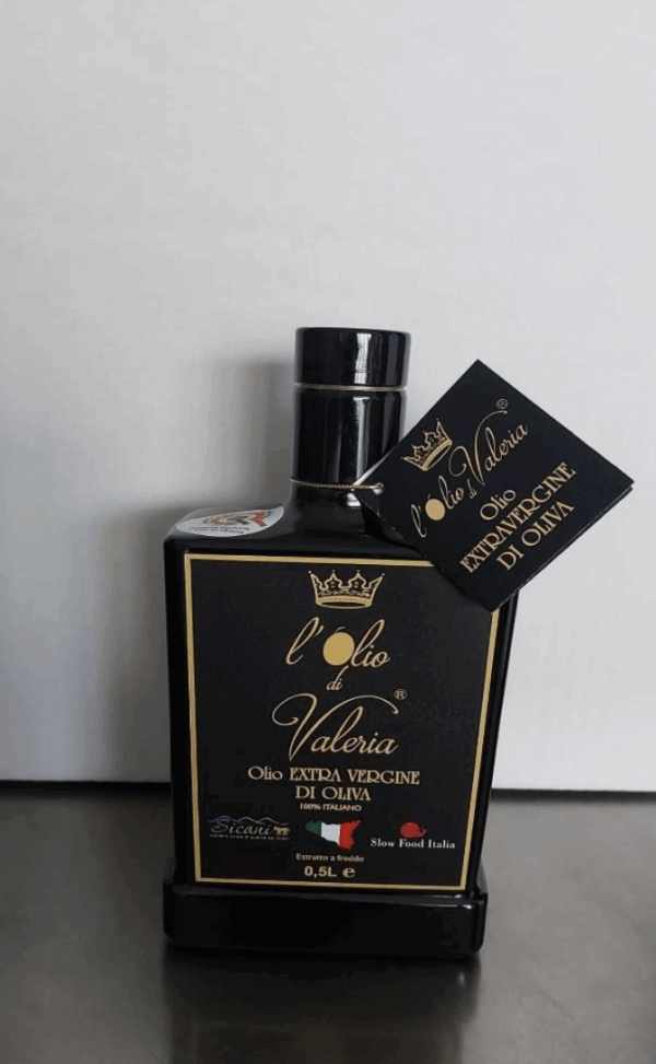 L'Olio di Valeria - Bottiglia (King rotonda) da 0,25 L