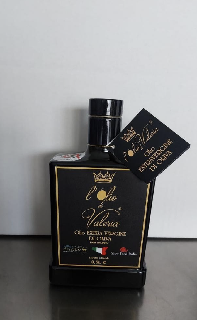 L’Olio di Valeria – Bottiglia (King rotonda) da 0,25 L